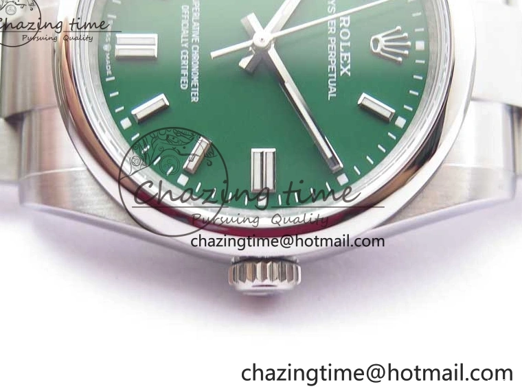 MiroTime 0209 Snug Oyster Perpetual 36mm 126000 BP Best Edition Green Dial on SS Bracelet 2648